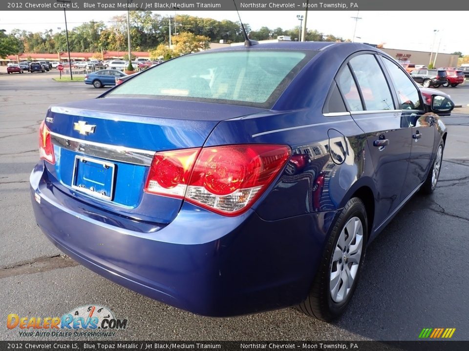 2012 Chevrolet Cruze LS Blue Topaz Metallic / Jet Black/Medium Titanium Photo #8