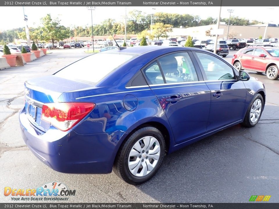 2012 Chevrolet Cruze LS Blue Topaz Metallic / Jet Black/Medium Titanium Photo #9