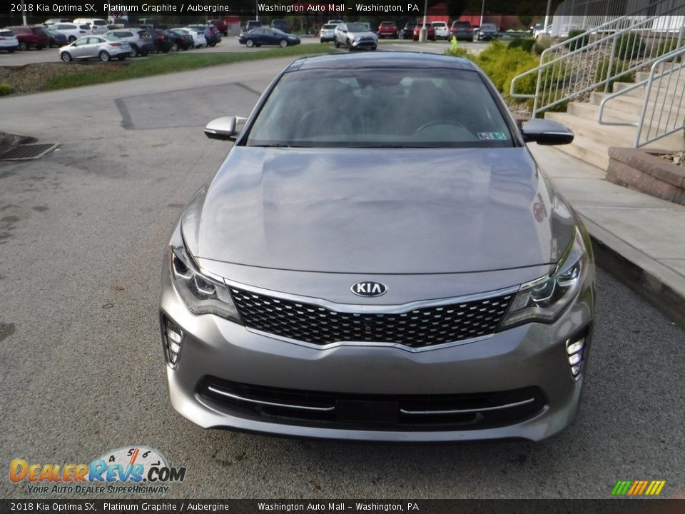 2018 Kia Optima SX Platinum Graphite / Aubergine Photo #12