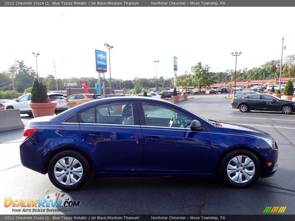 2012 Chevrolet Cruze LS Blue Topaz Metallic / Jet Black/Medium Titanium Photo #10