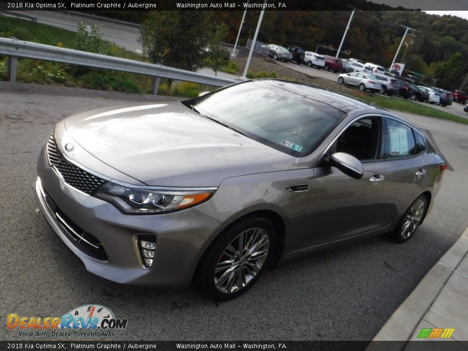 2018 Kia Optima SX Platinum Graphite / Aubergine Photo #13