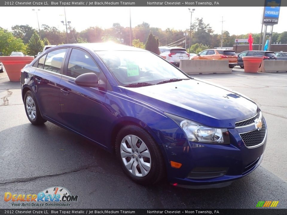 2012 Chevrolet Cruze LS Blue Topaz Metallic / Jet Black/Medium Titanium Photo #11