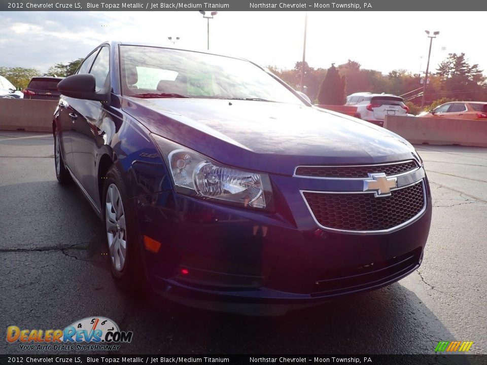 2012 Chevrolet Cruze LS Blue Topaz Metallic / Jet Black/Medium Titanium Photo #12