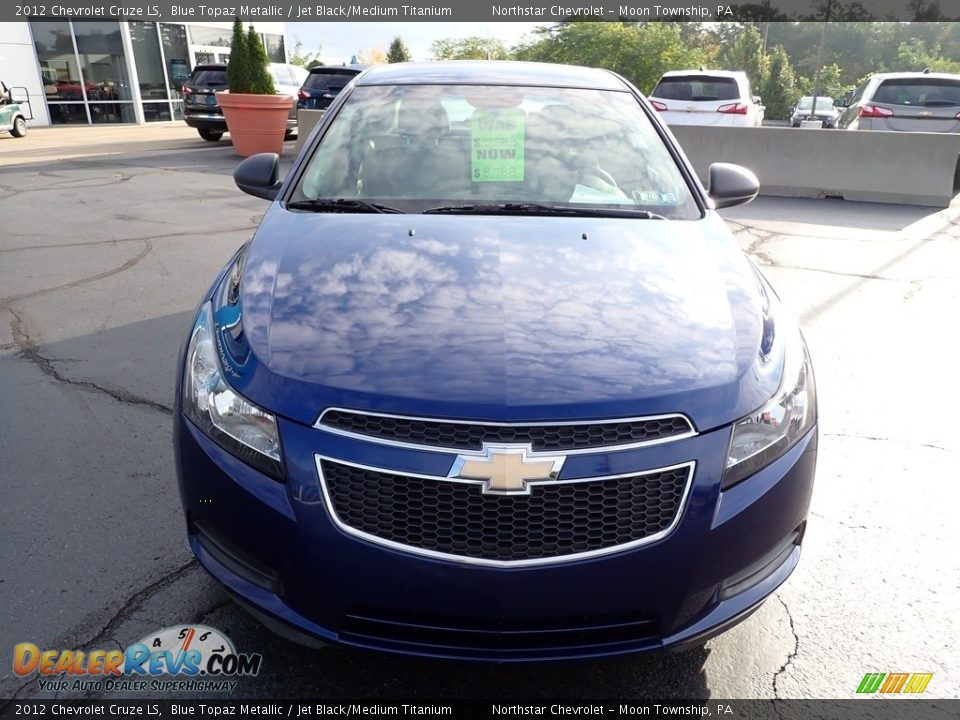 2012 Chevrolet Cruze LS Blue Topaz Metallic / Jet Black/Medium Titanium Photo #13