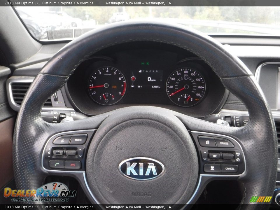2018 Kia Optima SX Steering Wheel Photo #24