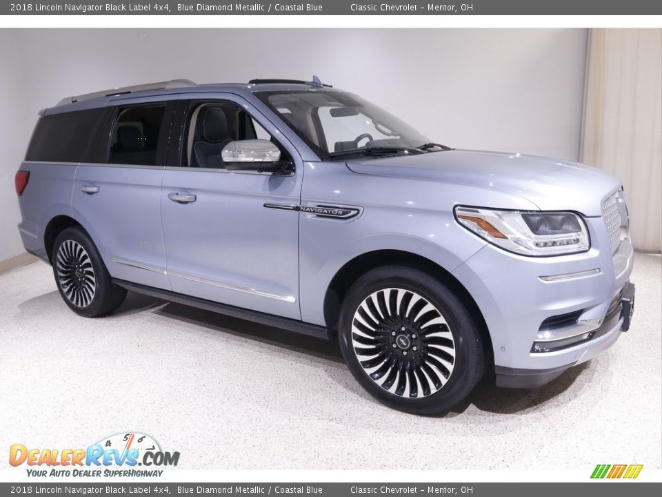 2018 Lincoln Navigator Black Label 4x4 Blue Diamond Metallic / Coastal Blue Photo #1