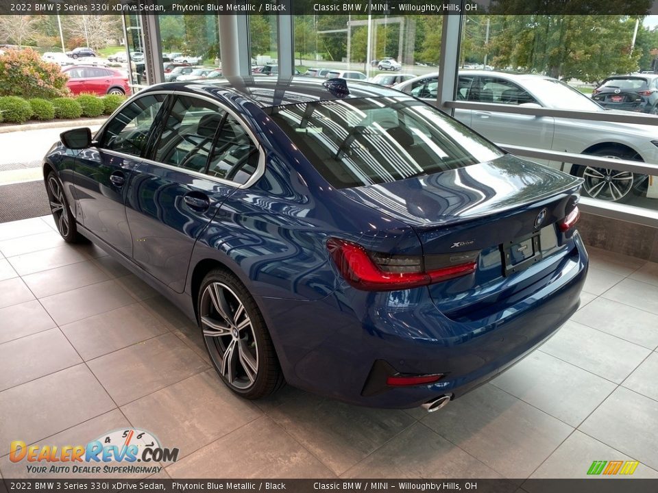 2022 BMW 3 Series 330i xDrive Sedan Phytonic Blue Metallic / Black Photo #2