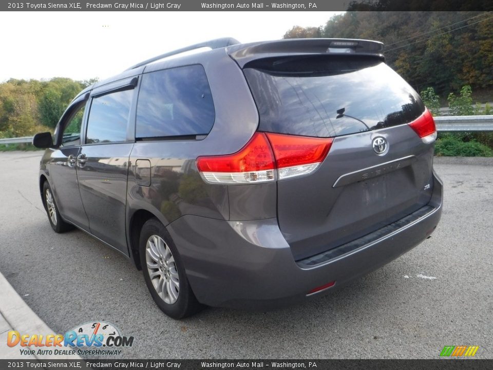 2013 Toyota Sienna XLE Predawn Gray Mica / Light Gray Photo #13