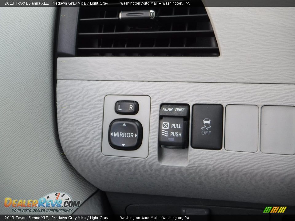 2013 Toyota Sienna XLE Predawn Gray Mica / Light Gray Photo #22