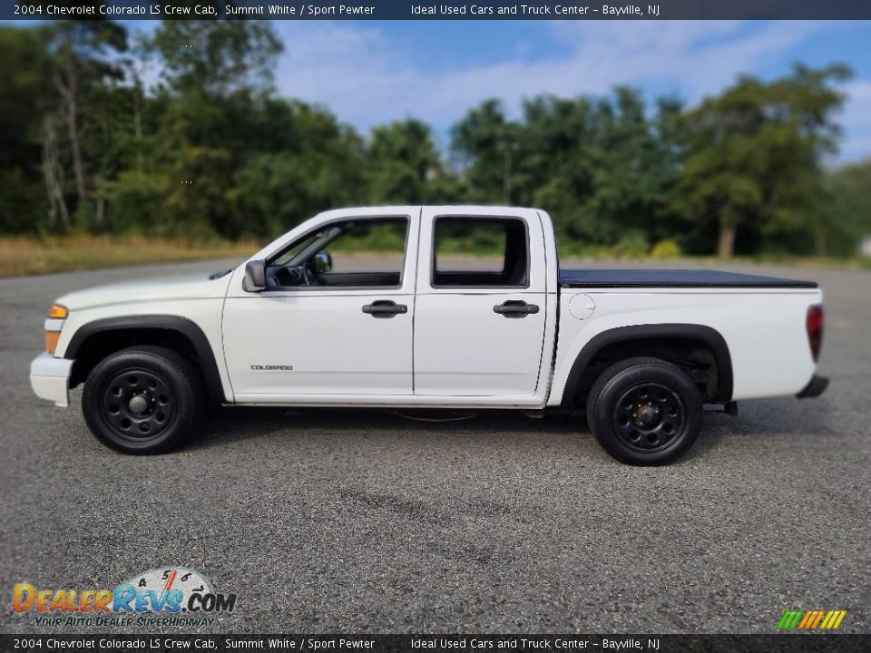 2004 Chevrolet Colorado LS Crew Cab Summit White / Sport Pewter Photo #2