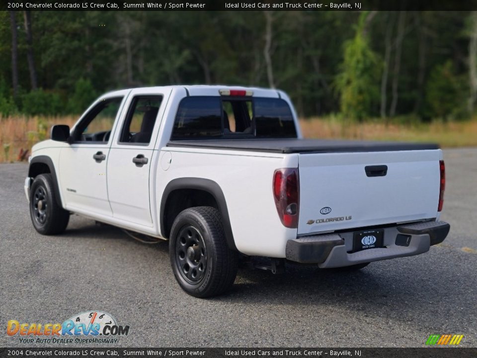 2004 Chevrolet Colorado LS Crew Cab Summit White / Sport Pewter Photo #3