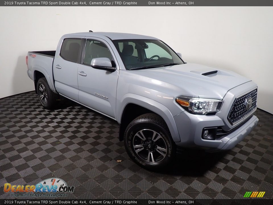 2019 Toyota Tacoma TRD Sport Double Cab 4x4 Cement Gray / TRD Graphite Photo #4