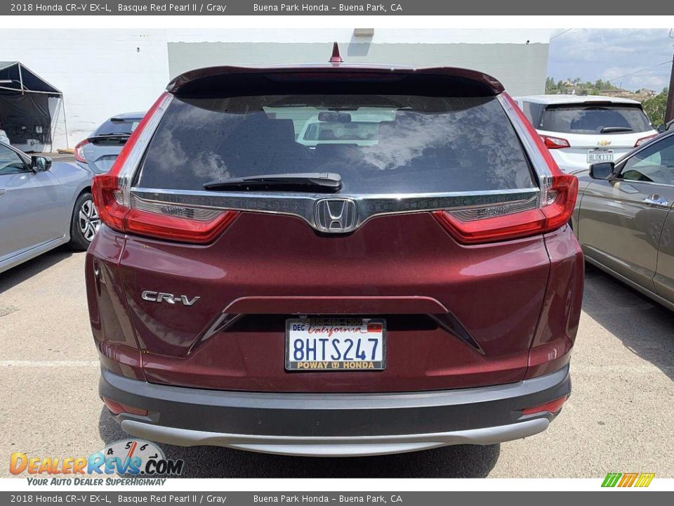 2018 Honda CR-V EX-L Basque Red Pearl II / Gray Photo #4