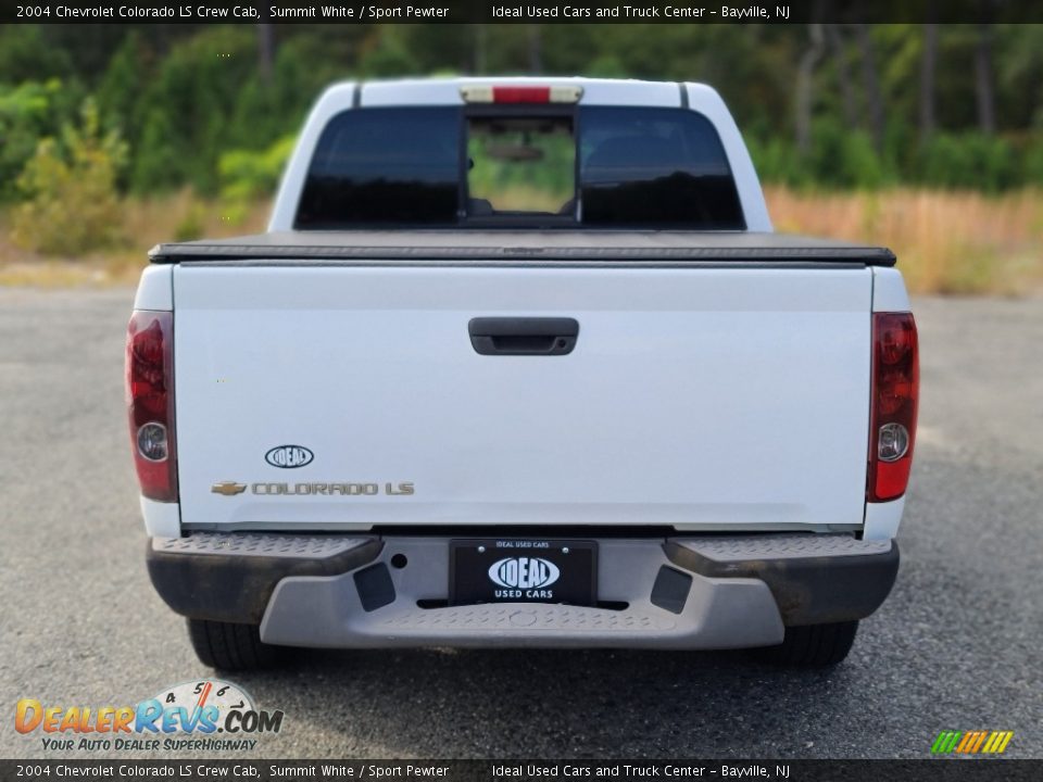 2004 Chevrolet Colorado LS Crew Cab Summit White / Sport Pewter Photo #4