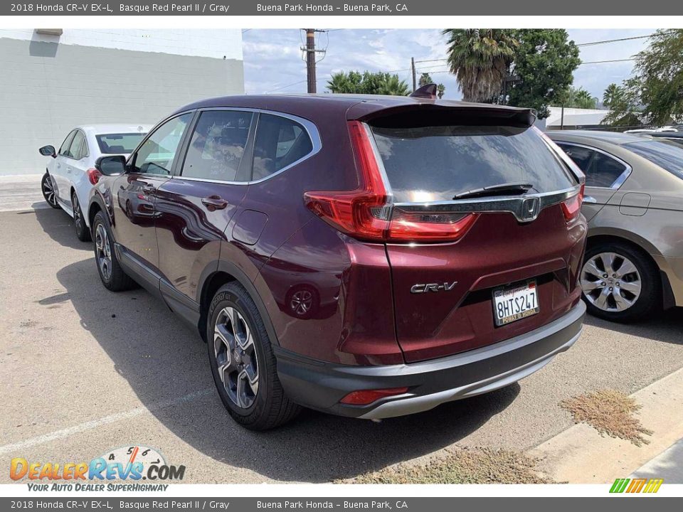 2018 Honda CR-V EX-L Basque Red Pearl II / Gray Photo #5