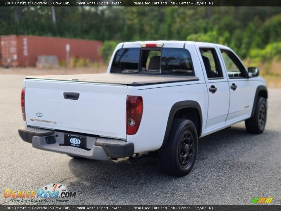 2004 Chevrolet Colorado LS Crew Cab Summit White / Sport Pewter Photo #5