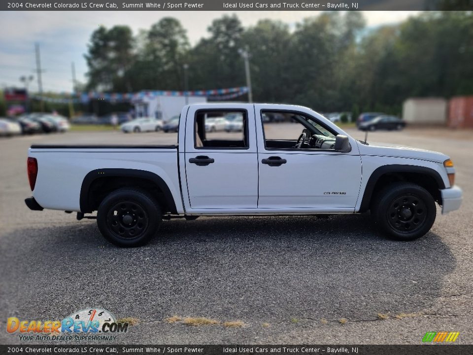 2004 Chevrolet Colorado LS Crew Cab Summit White / Sport Pewter Photo #6