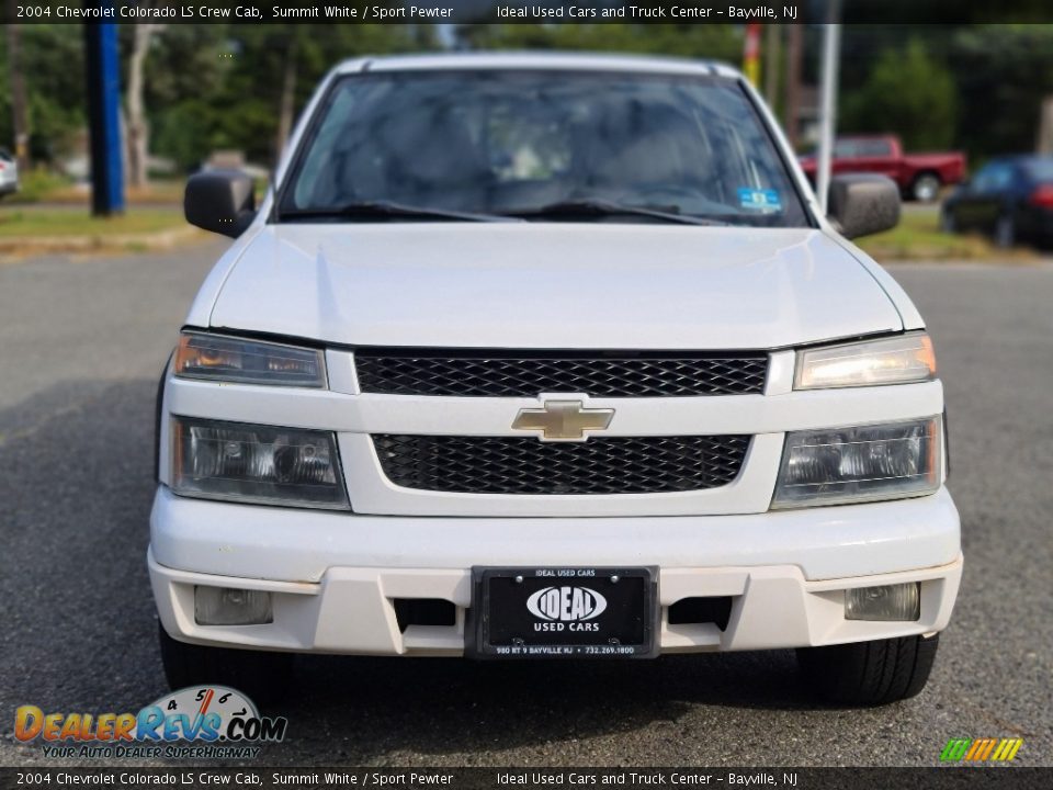 2004 Chevrolet Colorado LS Crew Cab Summit White / Sport Pewter Photo #8