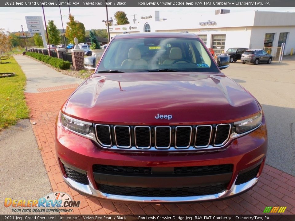 2021 Jeep Grand Cherokee L Limited 4x4 Velvet Red Pearl / Black Photo #2