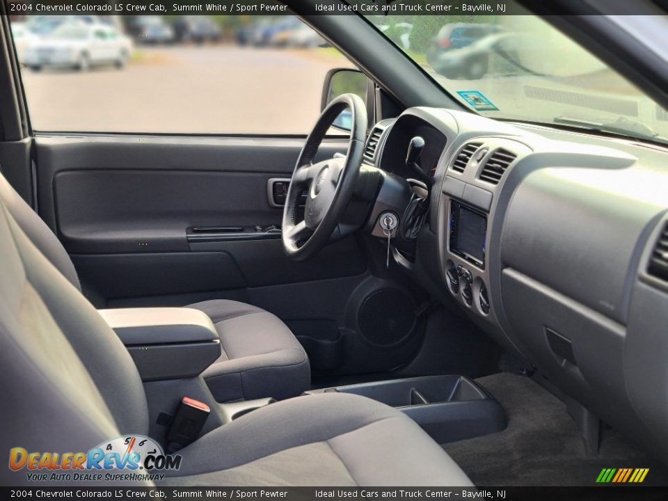 2004 Chevrolet Colorado LS Crew Cab Summit White / Sport Pewter Photo #10