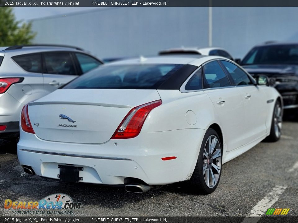 2015 Jaguar XJ XJ Polaris White / Jet/Jet Photo #3