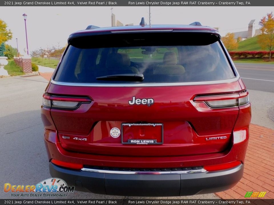 2021 Jeep Grand Cherokee L Limited 4x4 Velvet Red Pearl / Black Photo #6