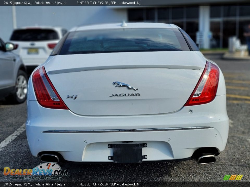 2015 Jaguar XJ XJ Polaris White / Jet/Jet Photo #4