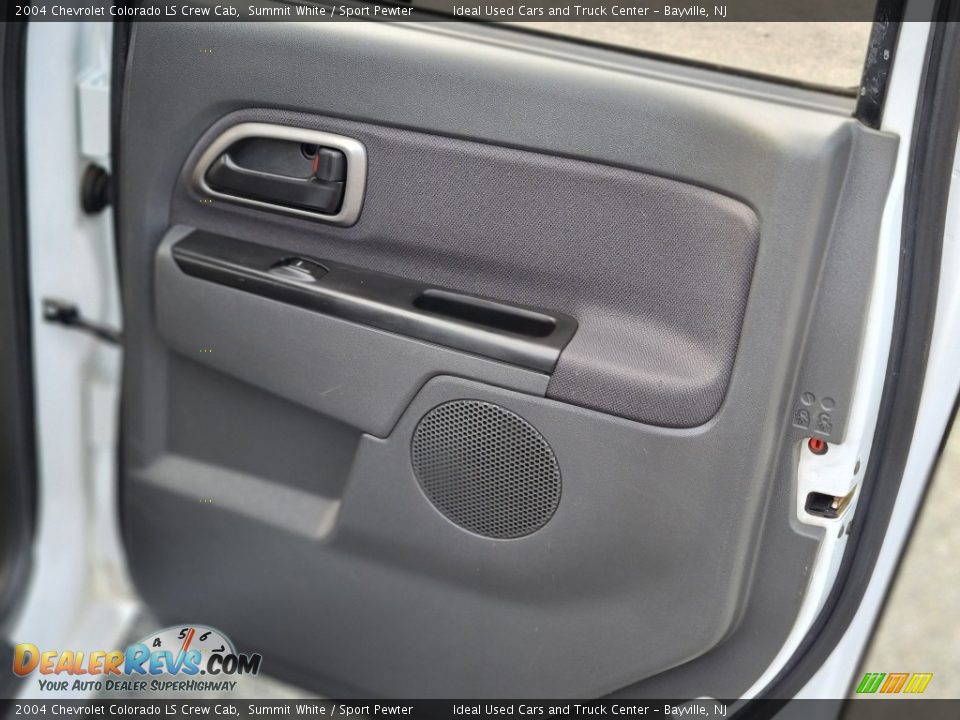 2004 Chevrolet Colorado LS Crew Cab Summit White / Sport Pewter Photo #13