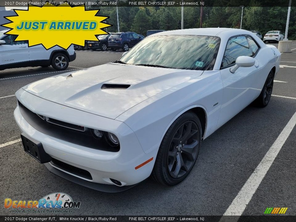 2017 Dodge Challenger R/T White Knuckle / Black/Ruby Red Photo #1