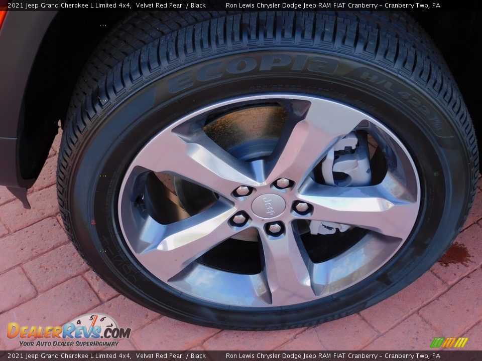 2021 Jeep Grand Cherokee L Limited 4x4 Velvet Red Pearl / Black Photo #10