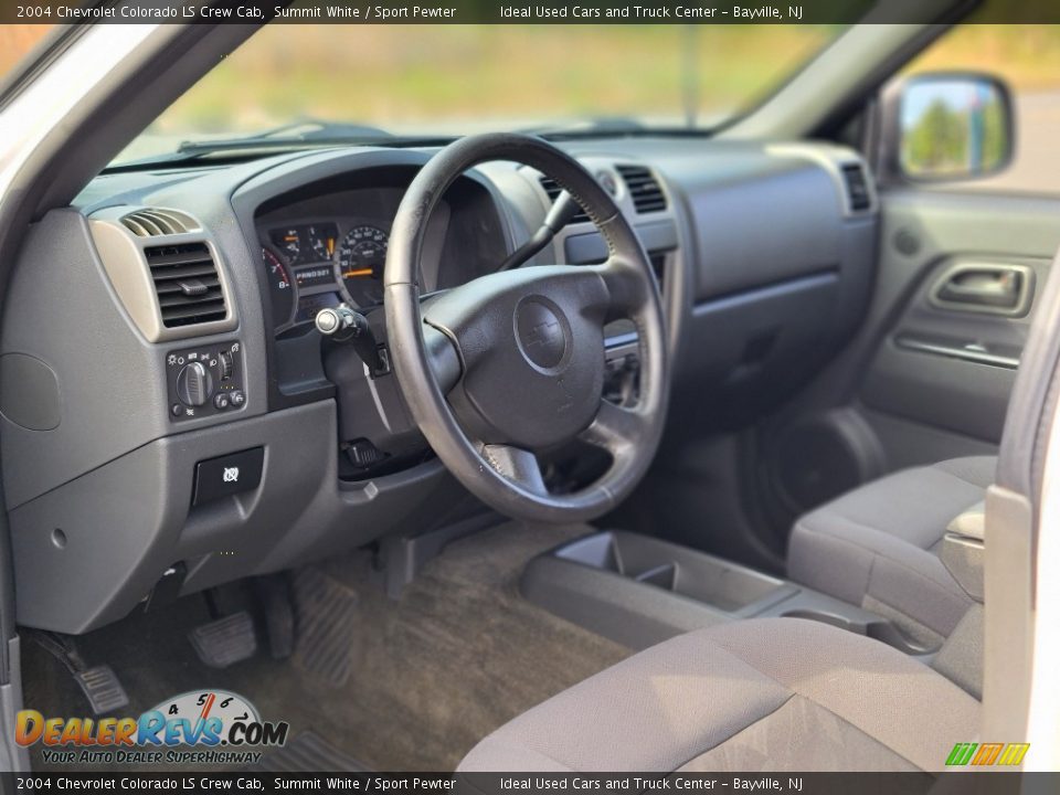 2004 Chevrolet Colorado LS Crew Cab Summit White / Sport Pewter Photo #16