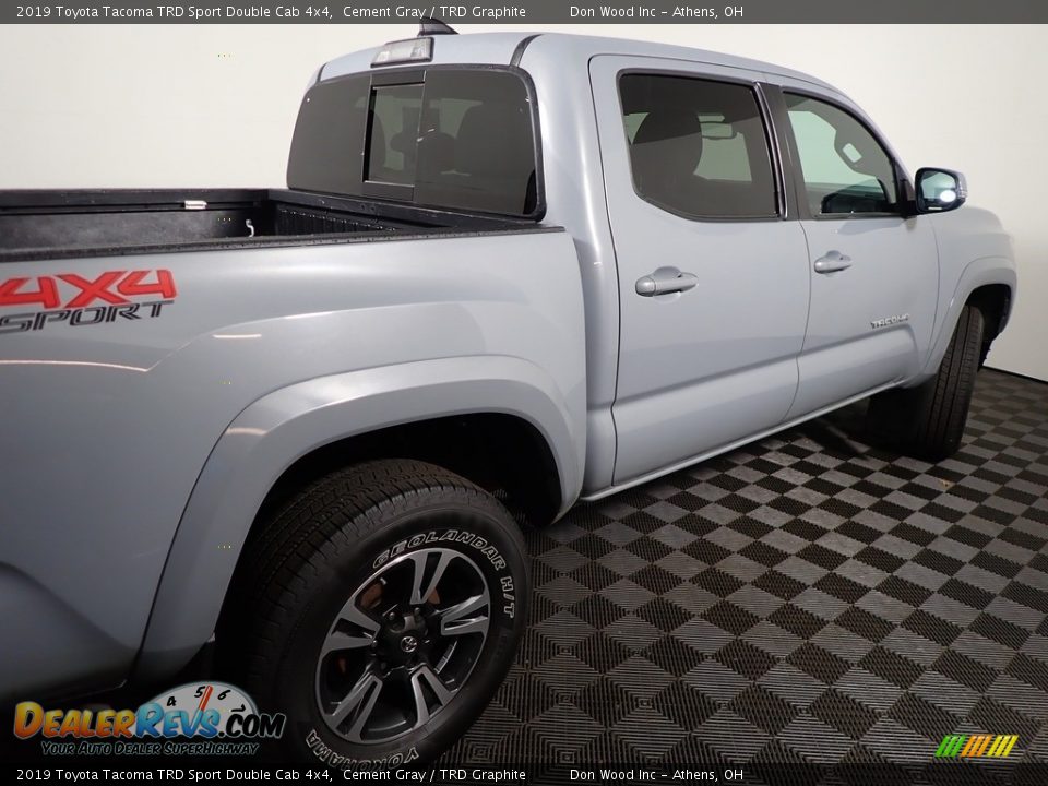 2019 Toyota Tacoma TRD Sport Double Cab 4x4 Cement Gray / TRD Graphite Photo #19