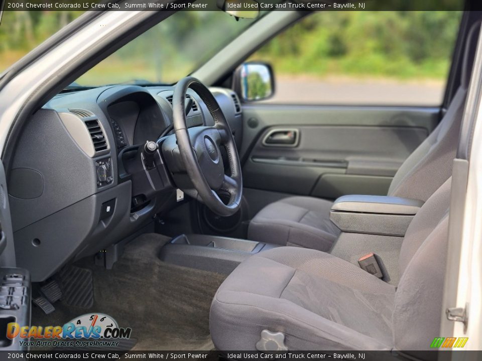 2004 Chevrolet Colorado LS Crew Cab Summit White / Sport Pewter Photo #17