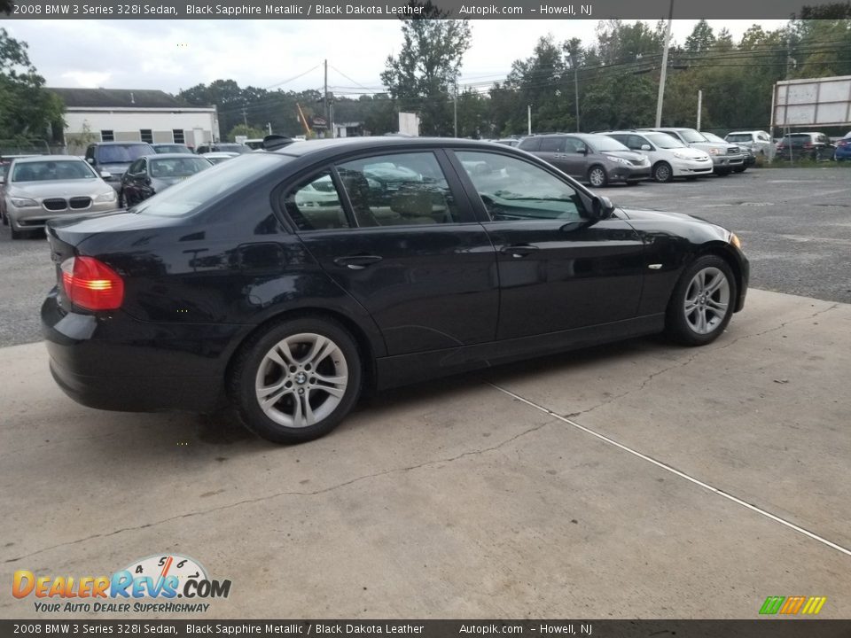 2008 BMW 3 Series 328i Sedan Black Sapphire Metallic / Black Dakota Leather Photo #4