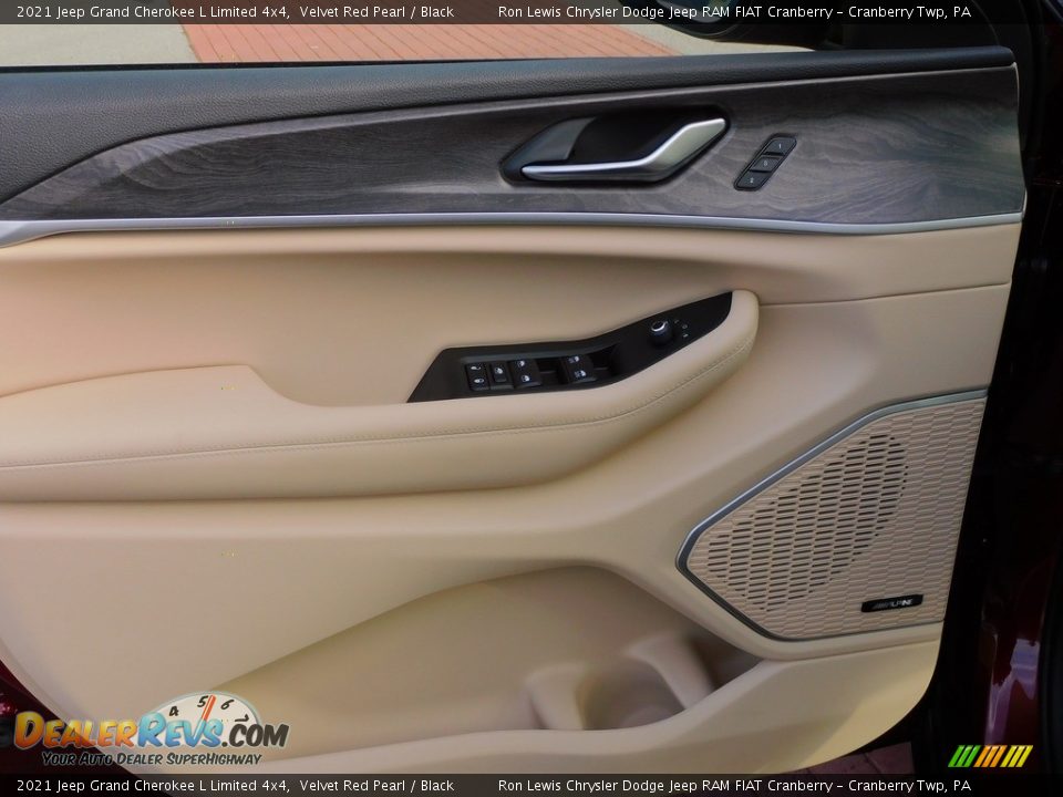 2021 Jeep Grand Cherokee L Limited 4x4 Velvet Red Pearl / Black Photo #15
