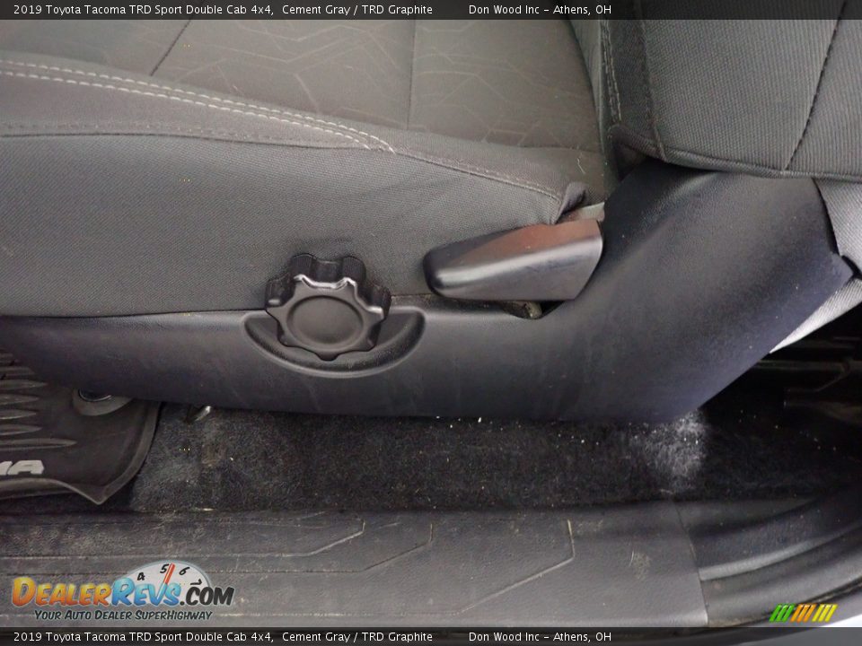 2019 Toyota Tacoma TRD Sport Double Cab 4x4 Cement Gray / TRD Graphite Photo #23