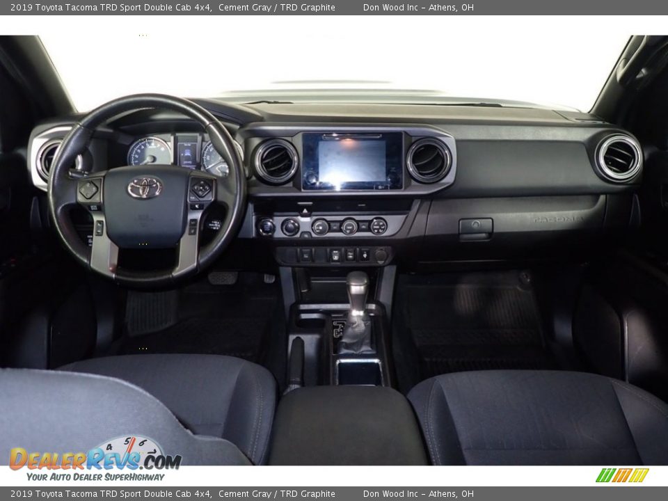 2019 Toyota Tacoma TRD Sport Double Cab 4x4 Cement Gray / TRD Graphite Photo #24