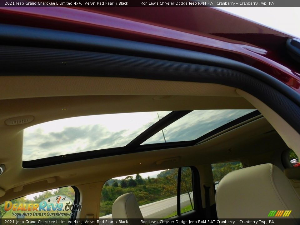2021 Jeep Grand Cherokee L Limited 4x4 Velvet Red Pearl / Black Photo #16