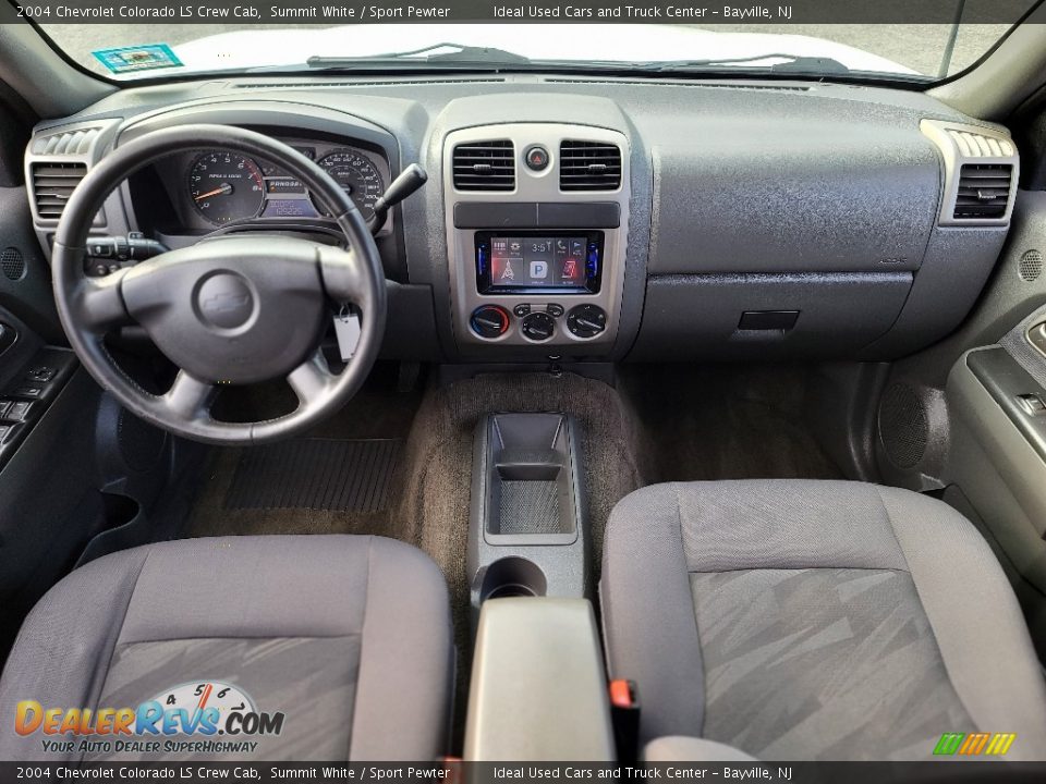 2004 Chevrolet Colorado LS Crew Cab Summit White / Sport Pewter Photo #23