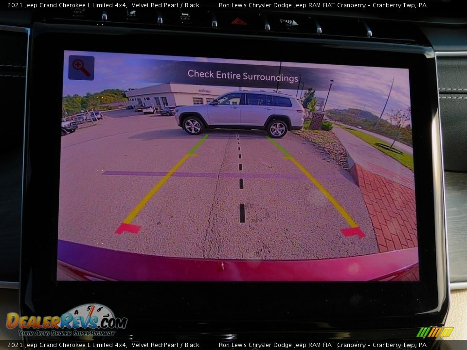 2021 Jeep Grand Cherokee L Limited 4x4 Velvet Red Pearl / Black Photo #18