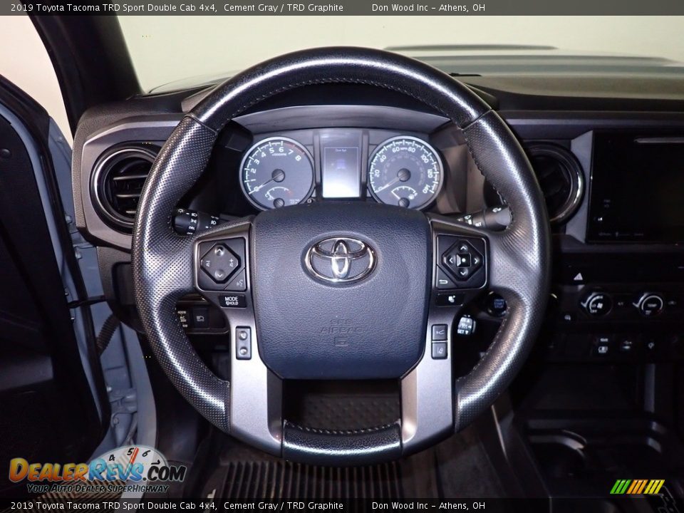 2019 Toyota Tacoma TRD Sport Double Cab 4x4 Cement Gray / TRD Graphite Photo #27