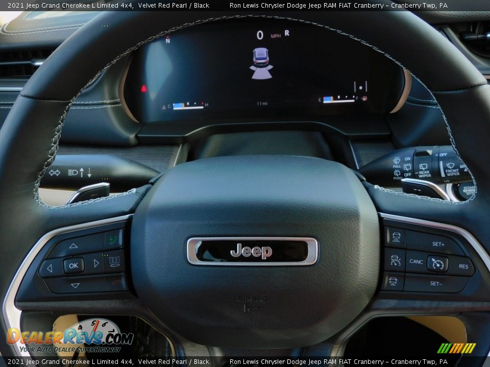 2021 Jeep Grand Cherokee L Limited 4x4 Velvet Red Pearl / Black Photo #20