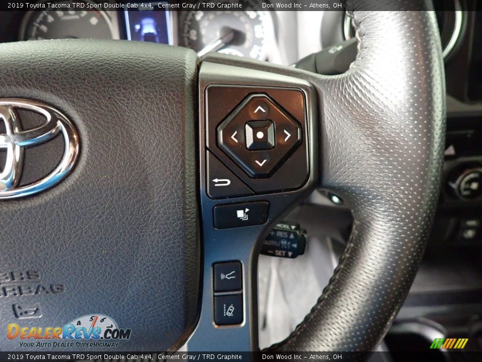 2019 Toyota Tacoma TRD Sport Double Cab 4x4 Cement Gray / TRD Graphite Photo #30