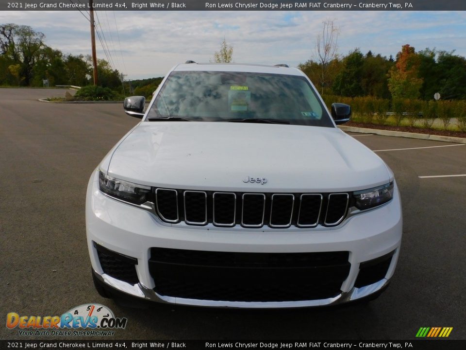 2021 Jeep Grand Cherokee L Limited 4x4 Bright White / Black Photo #2