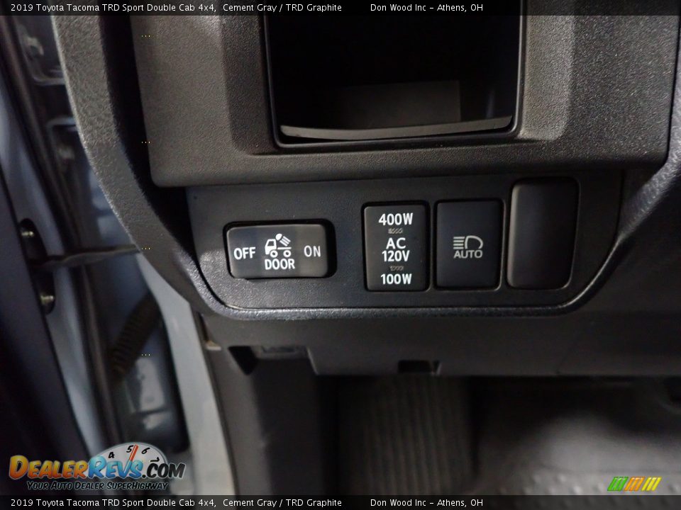 2019 Toyota Tacoma TRD Sport Double Cab 4x4 Cement Gray / TRD Graphite Photo #31