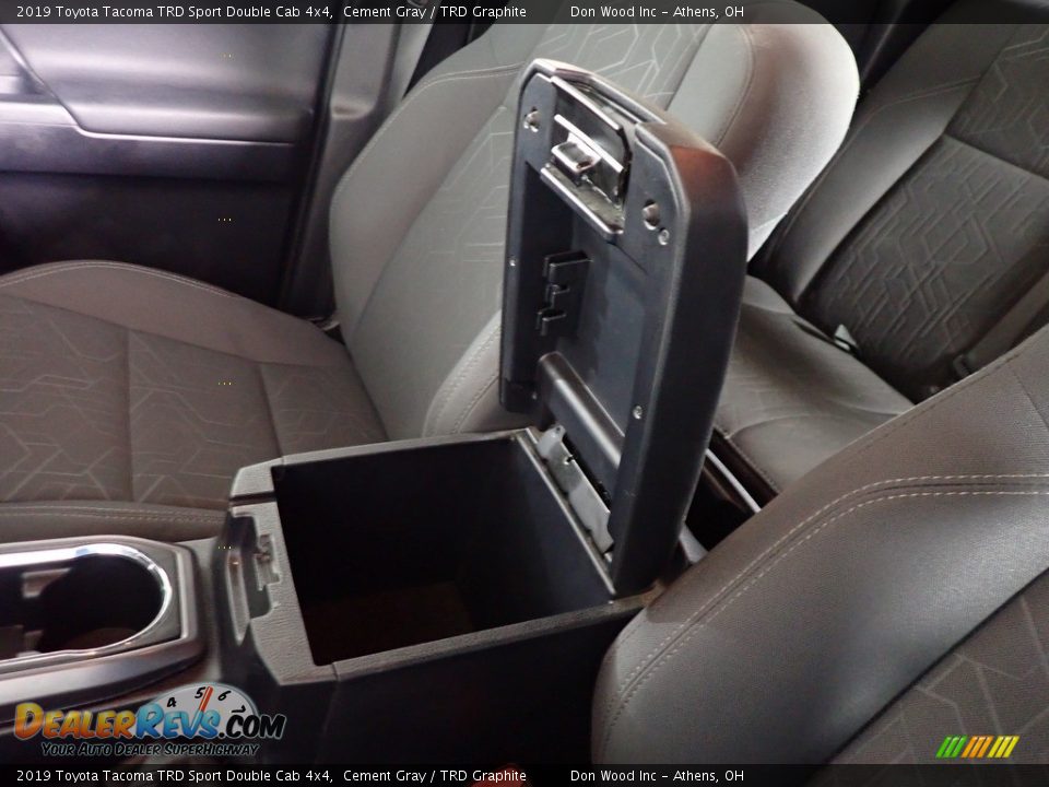 2019 Toyota Tacoma TRD Sport Double Cab 4x4 Cement Gray / TRD Graphite Photo #34