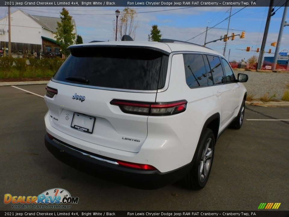 2021 Jeep Grand Cherokee L Limited 4x4 Bright White / Black Photo #5
