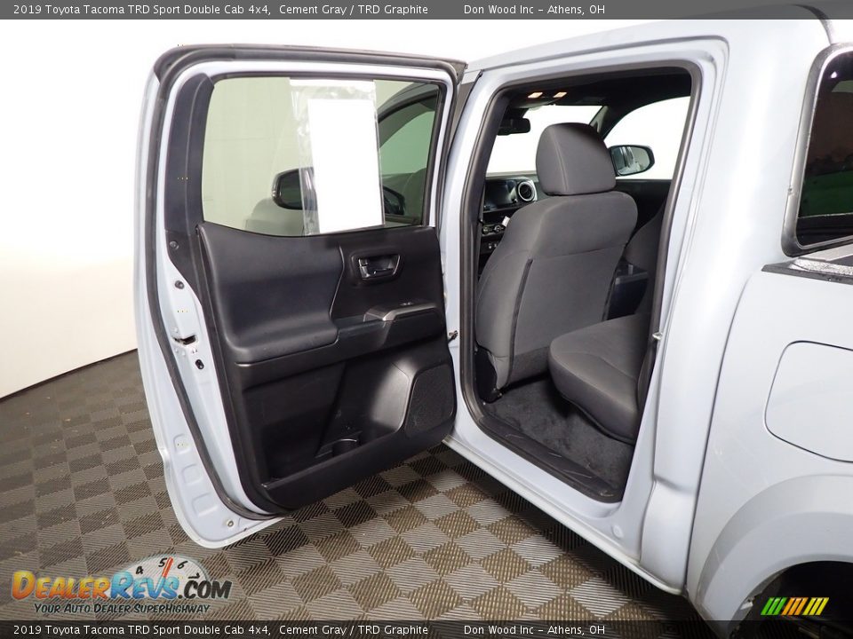 2019 Toyota Tacoma TRD Sport Double Cab 4x4 Cement Gray / TRD Graphite Photo #35