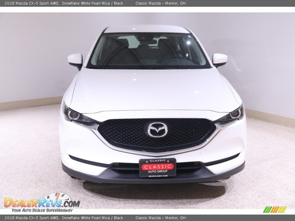 2018 Mazda CX-5 Sport AWD Snowflake White Pearl Mica / Black Photo #2