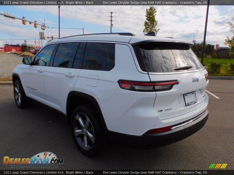 2021 Jeep Grand Cherokee L Limited 4x4 Bright White / Black Photo #8